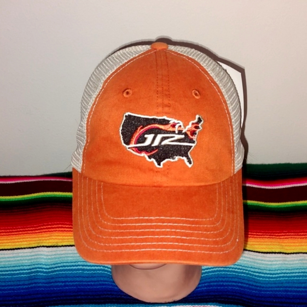 JR Nation Motorsports Trucker Mesh Cap Racing Snapback Hat Cap NWT
